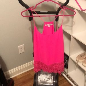 Hot pink tank